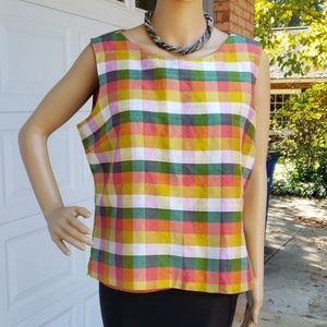 Talbots 16P silk shell tank top shirt